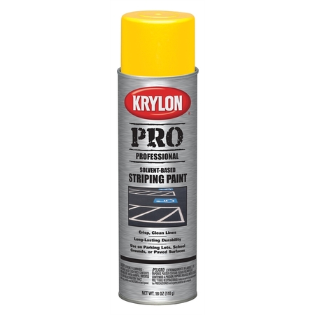 KRYLON General Purpose Spray Paint, Highway Yellow, Solvent -Based 5911